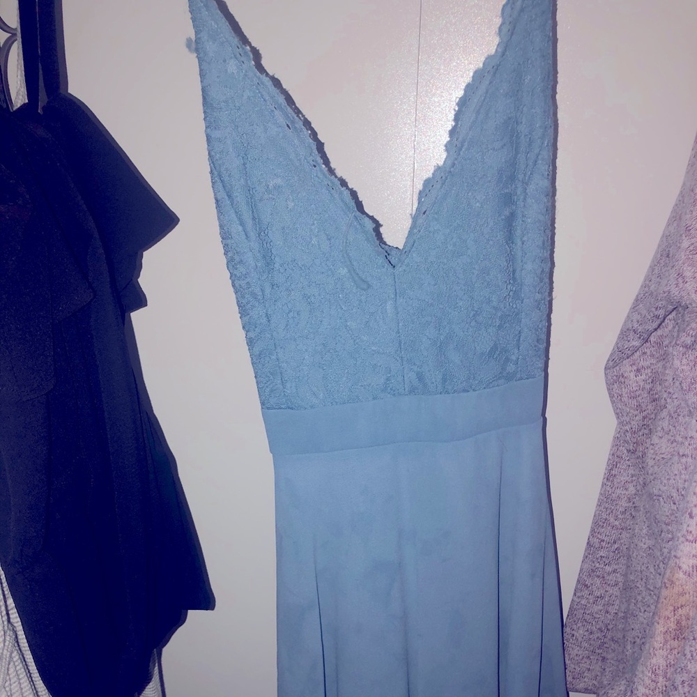 Light Blue Short Dress
